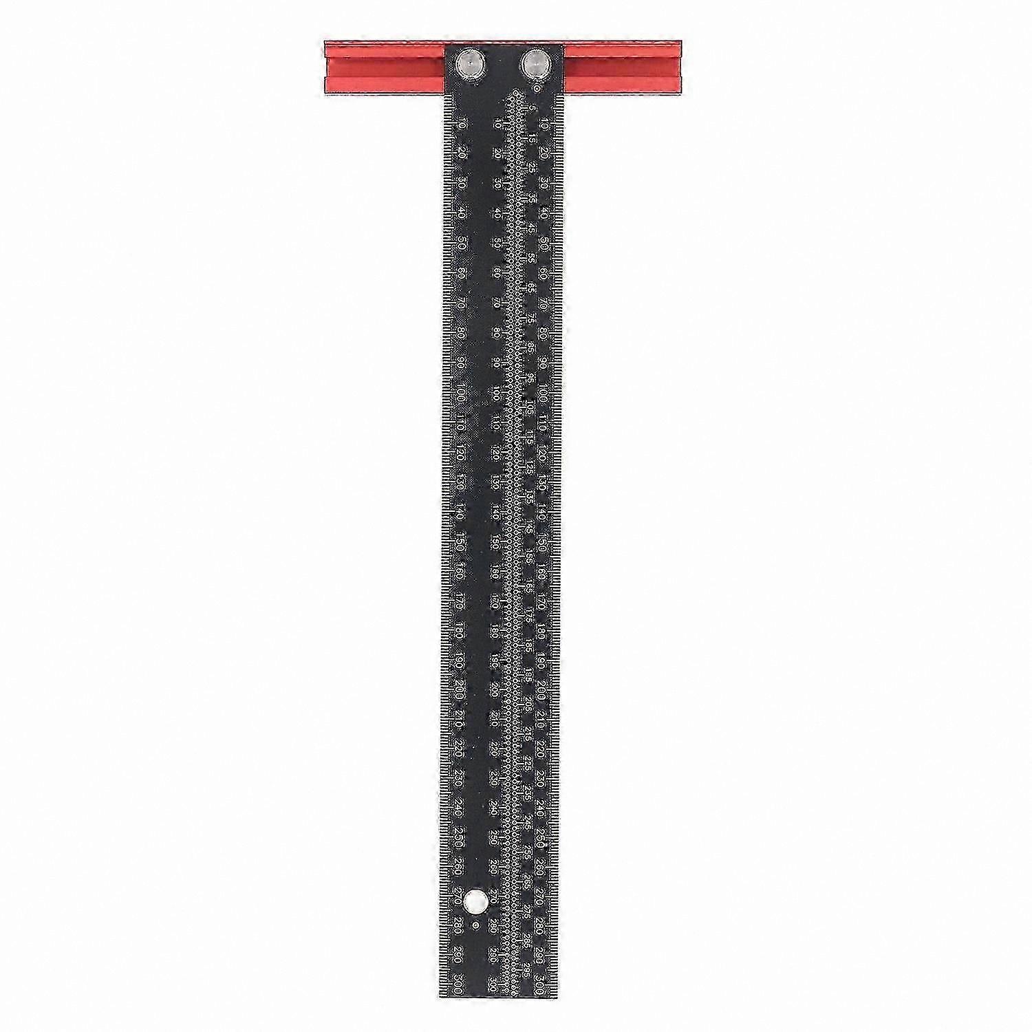 High-Precision 300mm Woodworking T-Square for Measuring and Marking Tools Carpentry Scribing