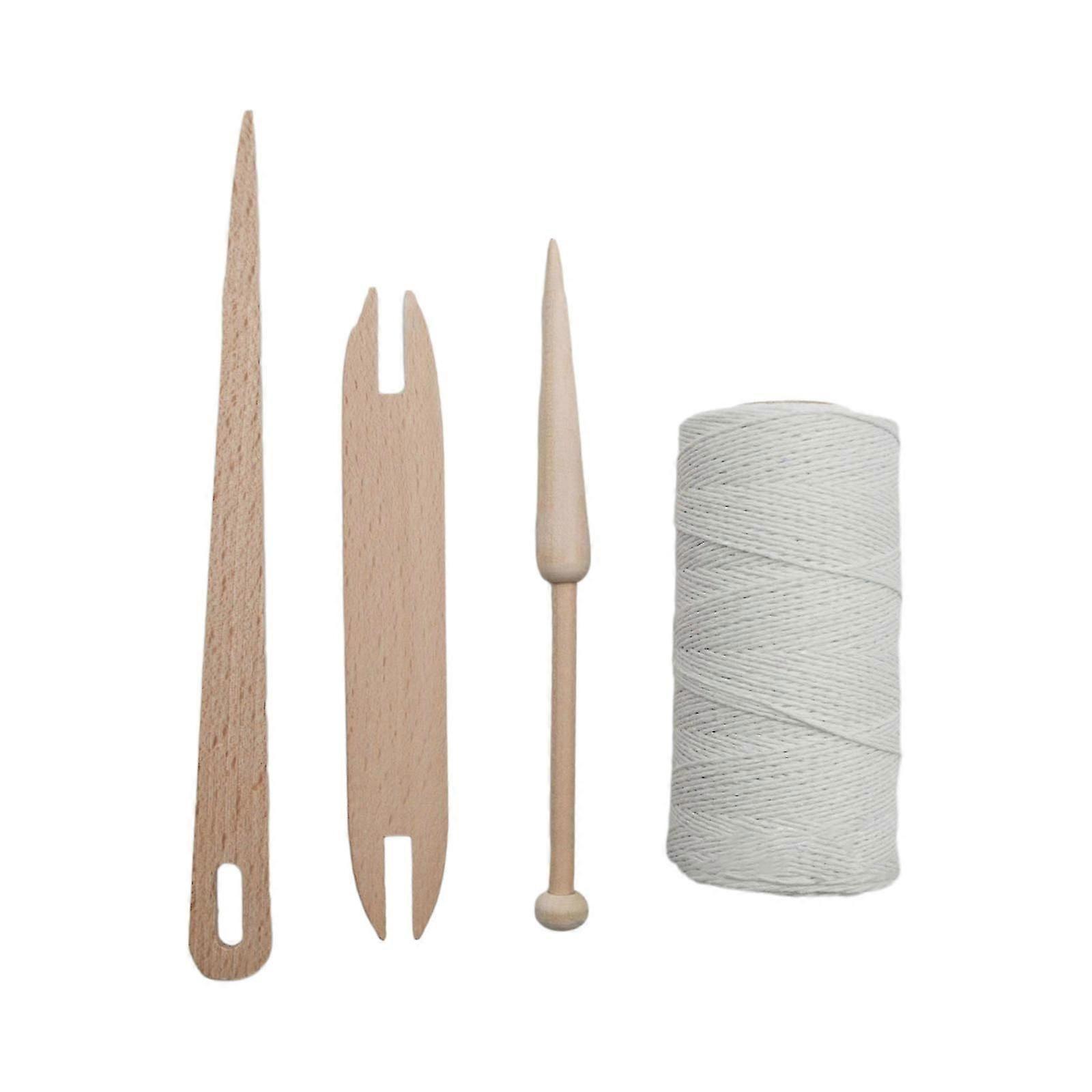 Lap Warps Thread, Weaving Shuttle for Weaving Carpet Warps Thread, Whites, Cotton Thread R