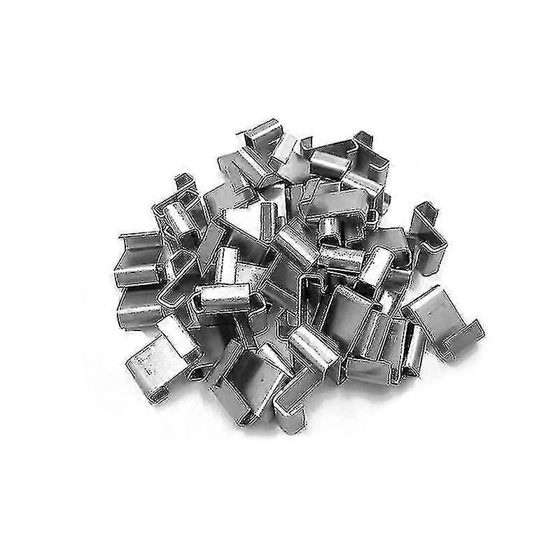 100 قطعة من مشابك زجاج الدفيئة ، الفولاذ المقاوم للصدأ Z شكل جزء تحديد مقاطع مقاطع الدفيئة المشابك الزجاجية