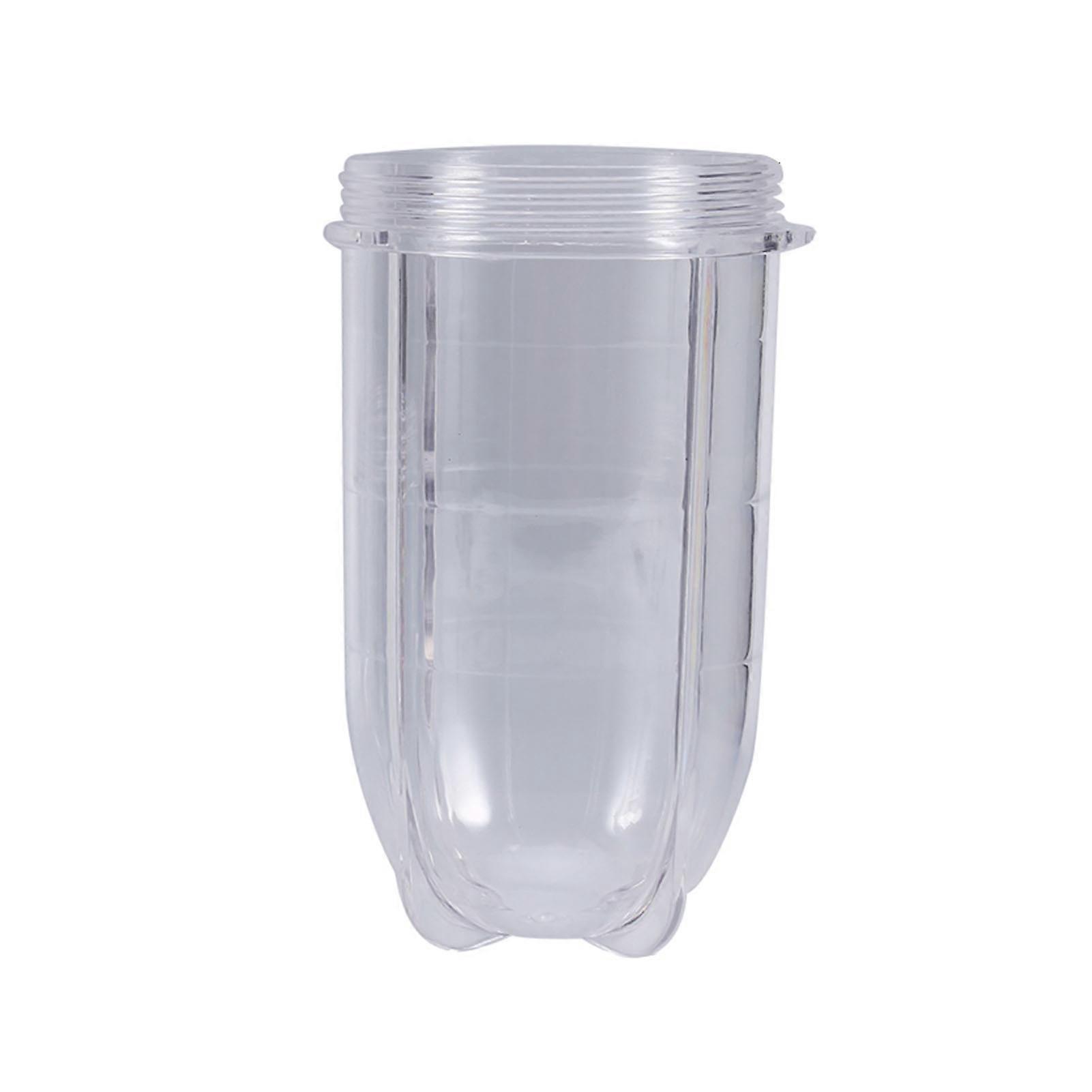 Transparent Plastic Tall Replacement Cup 8x14.8cm Juicer Accessory