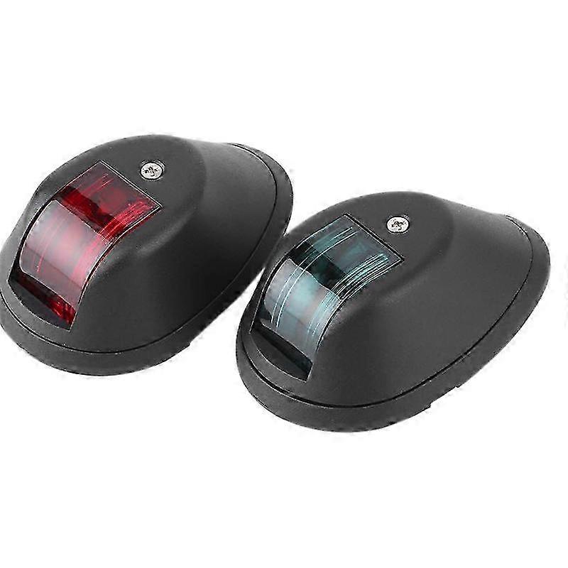 2Pcs DC12V-24V Left and Right Ship Side Lights Marine LED Navigation Lights Traffic Lights Suitable for Yachts Boats