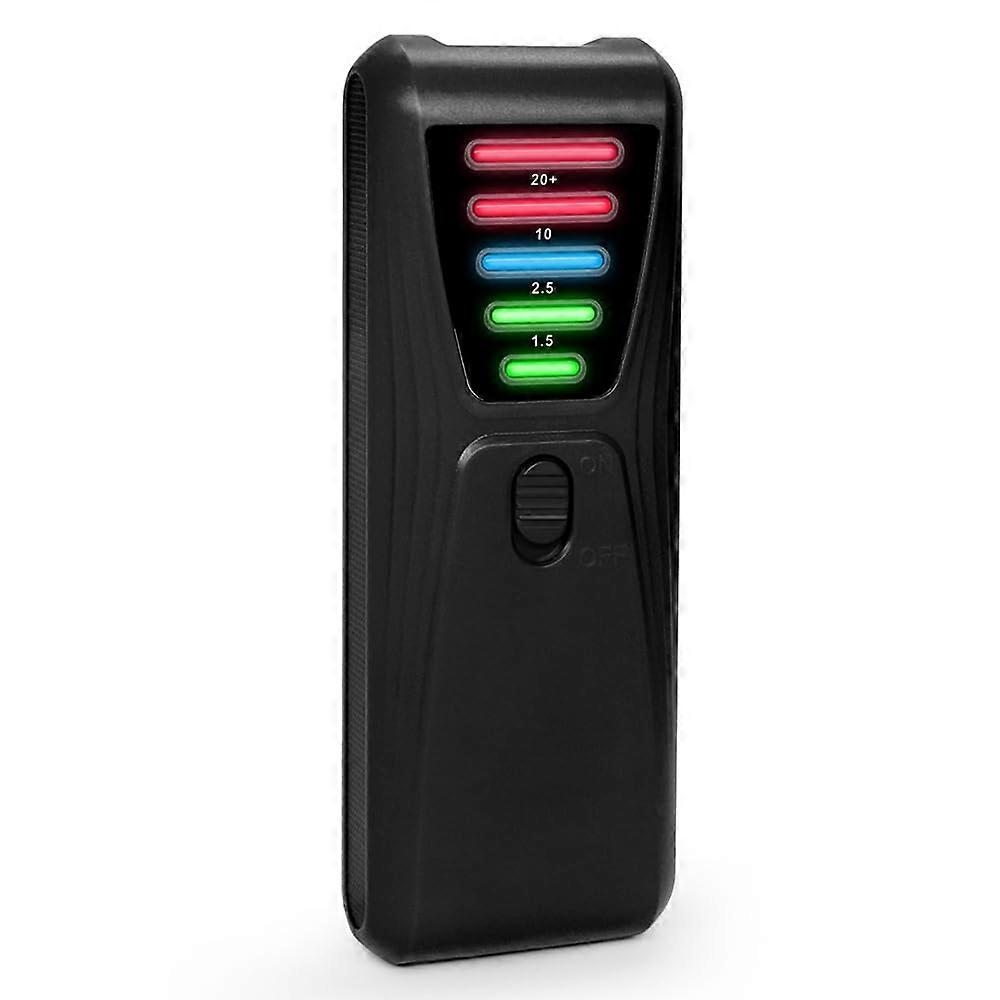 Practical Electro Radiation Handheld EMF Tester EMF Meter Portable 5 Gauss Meter Field Test Meter for Home Ha Dryer Black