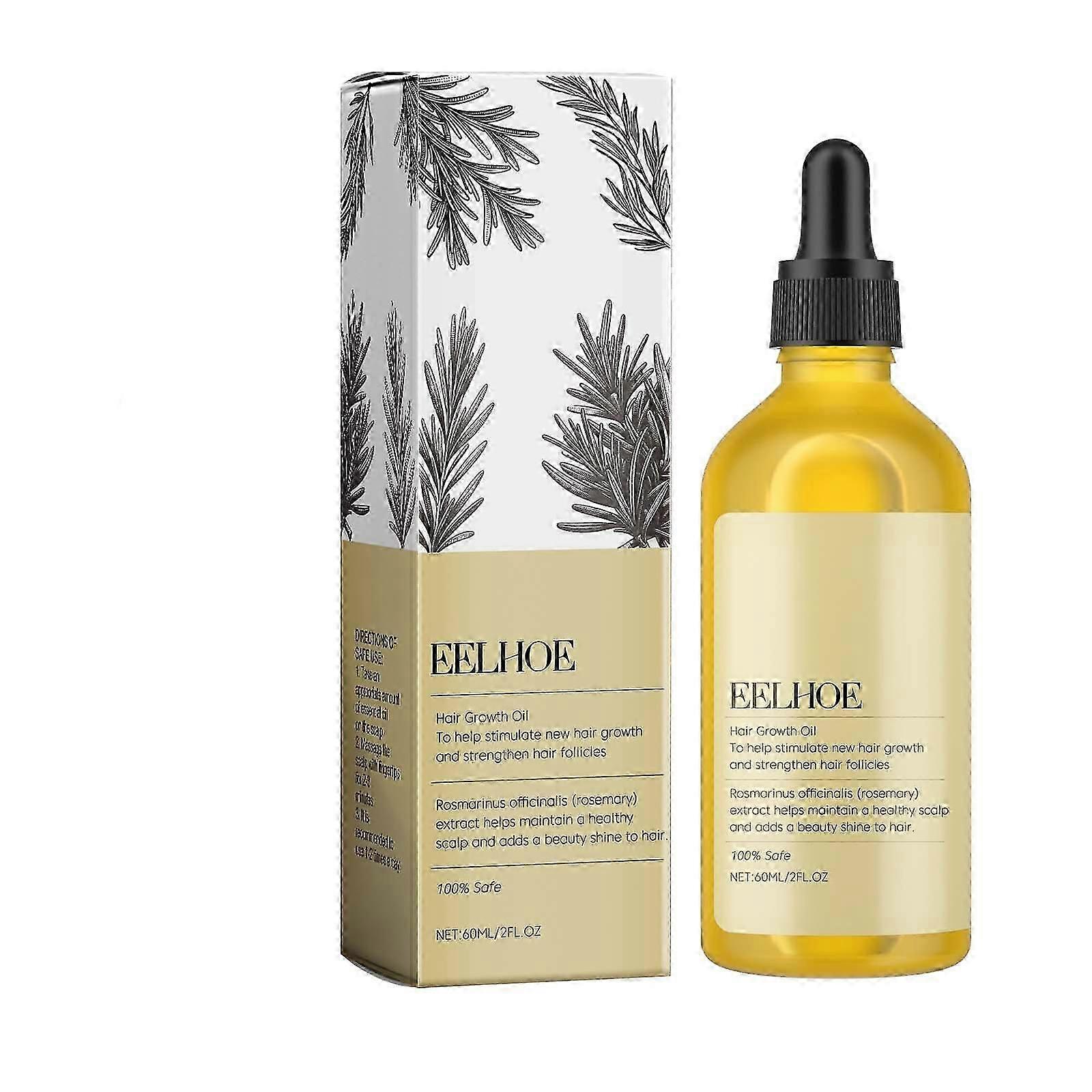 EELHOE Alecrim Cuidados com os Cabelos Óleo Essencial Liso e Brilhante Fortalecimento do Cabelo Seco e Fofo Cuidados com os Cabelos Óleo Essencial do Couro Cabeludo