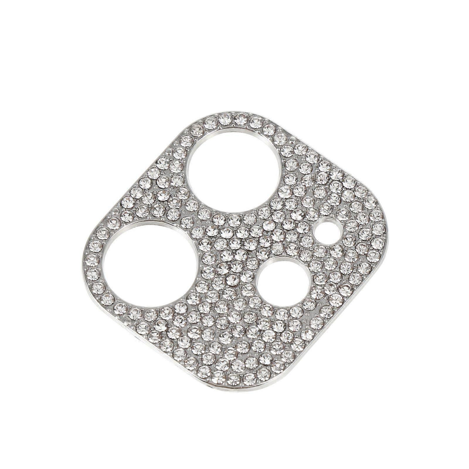 1pc Camera Lens Protective Frame with Rhinestone Decor compatible for IPhone12