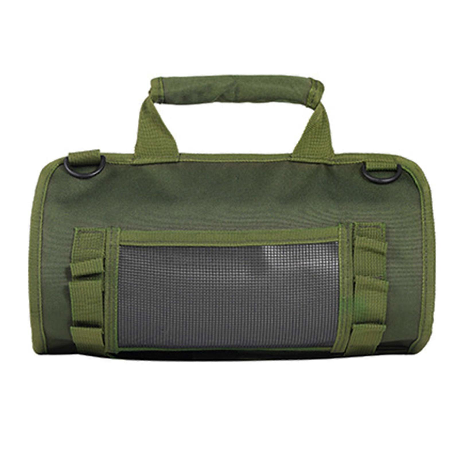 Tool Pouch Roll Up Construction MultiLayer Storage Bag For Electricians Carpenters Home Maintenance Tasks Accessory Multicolor