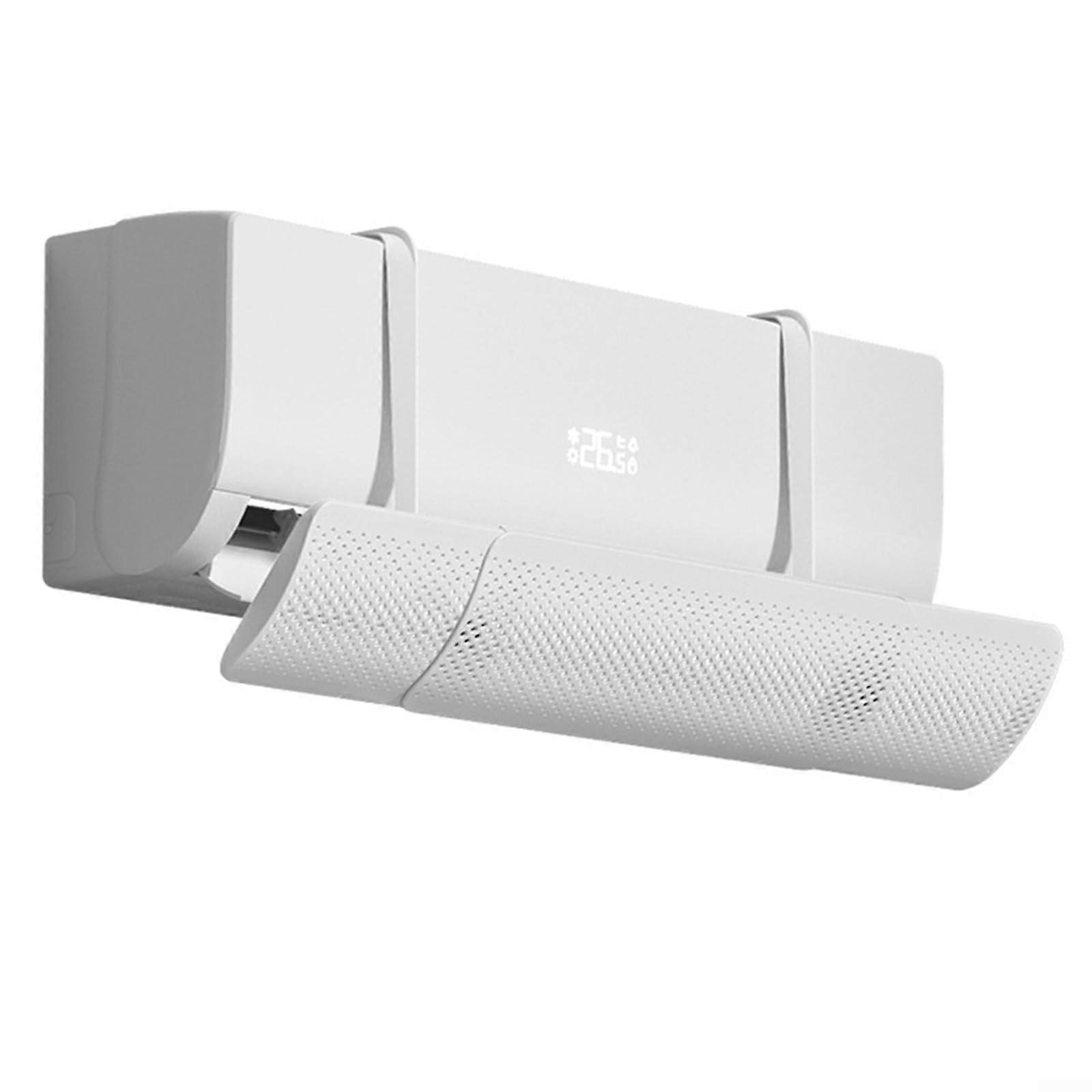 Adjustable Air Conditioning Deflector, ABS Plastic Telescopic AntiWind Baffle, Easy Install, Fits Most WallMounted ACs