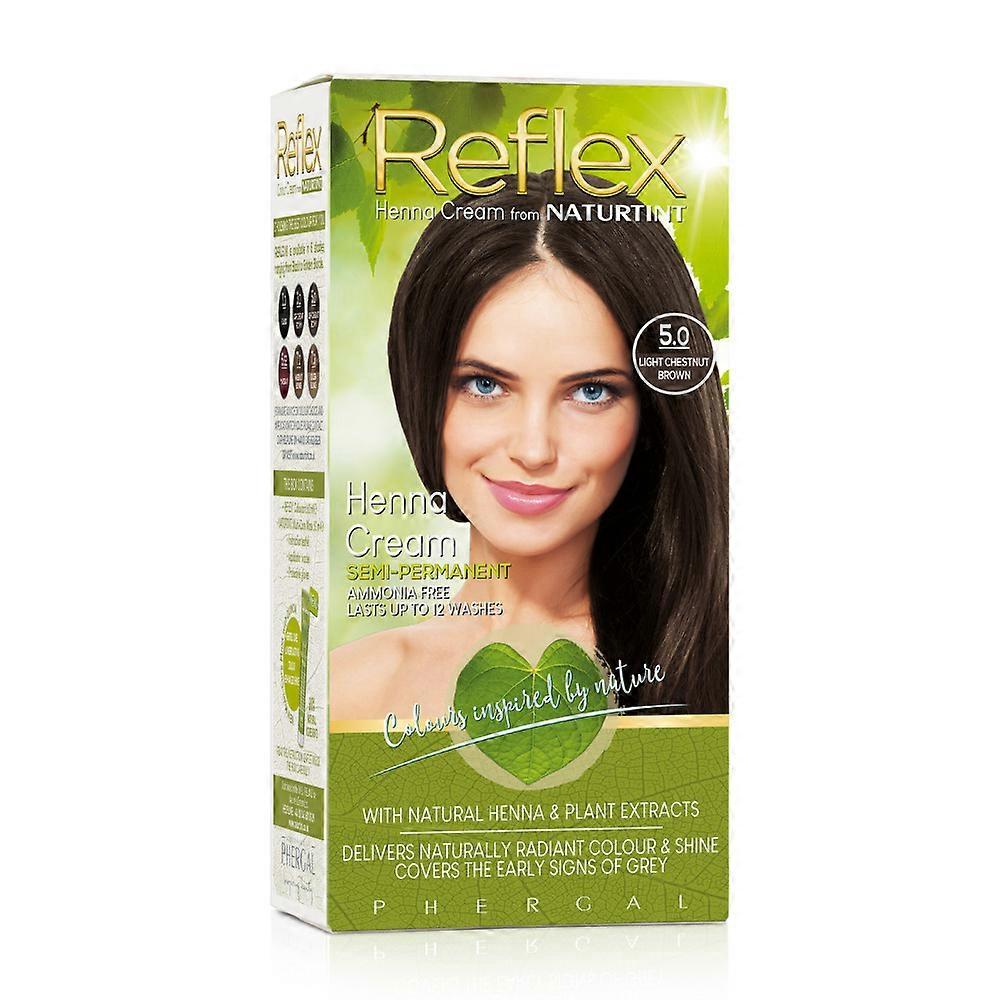 Naturtint, Reflex Light Chestnut Brown 5.0, 110ml