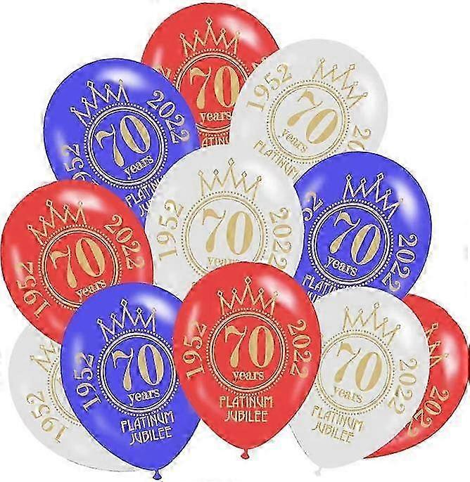 Syttiårs jubileumsfest ballonger dekorasjon