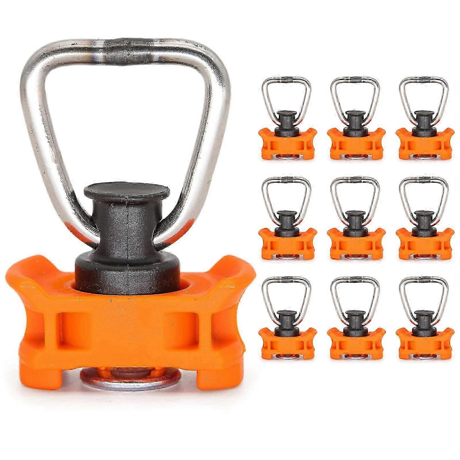 Heavy Duty Lashing Rail Fitting With Return Spring For Airline Rails Safety Motorhome Rear Garages Trailer Transport