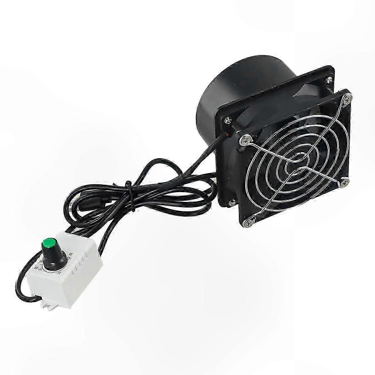 USB-Powered Adjustable Speed Fan for Smoke and Fume Extraction with Duct Pipe Compatibility