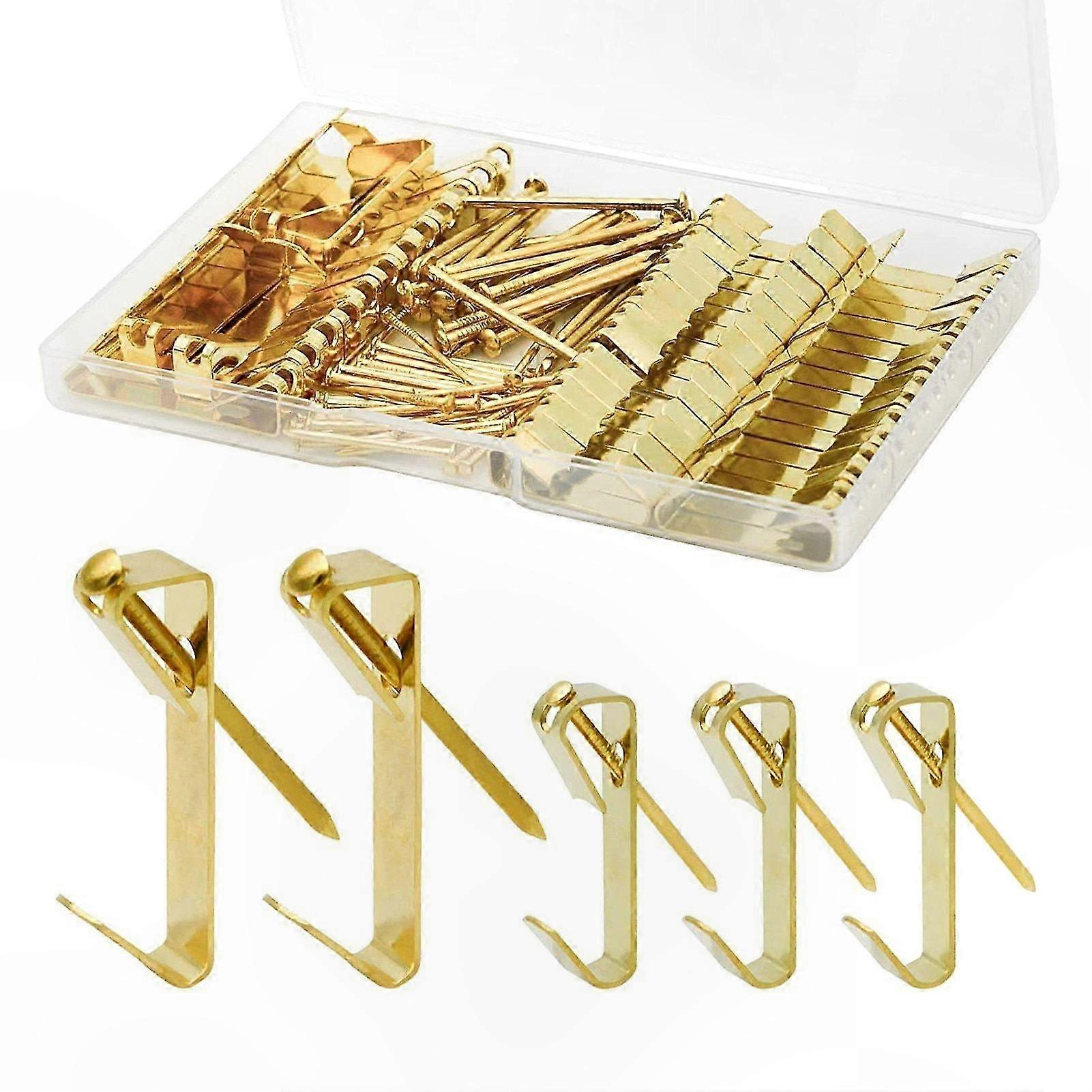 Wall Hooks with Nails for Hanging Frames Mirrors and Decor Items