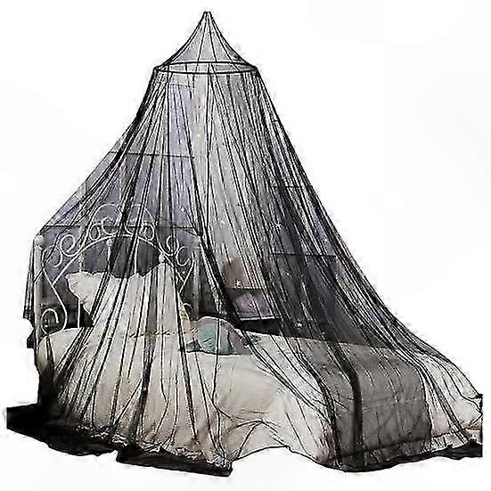 Canopy Dome Mosquito Net with Fine Mesh, Easy Setup, Fluorescent Star Decor Bed Cover for Bedroom Use