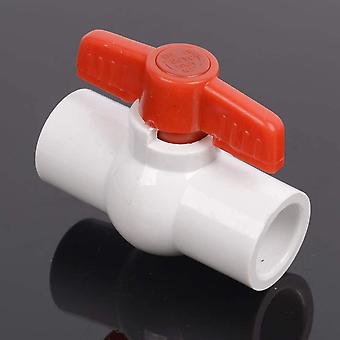 Rockible Robinet à Bille PVC Robuste - Robinet D'Arrêt Eau Léger Et Facile à Installer Pour Irrigation 7,5 Cm