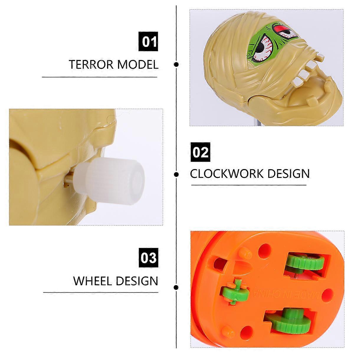 Creative Halloween Clockwork Toy for Play 8Pcs Wind