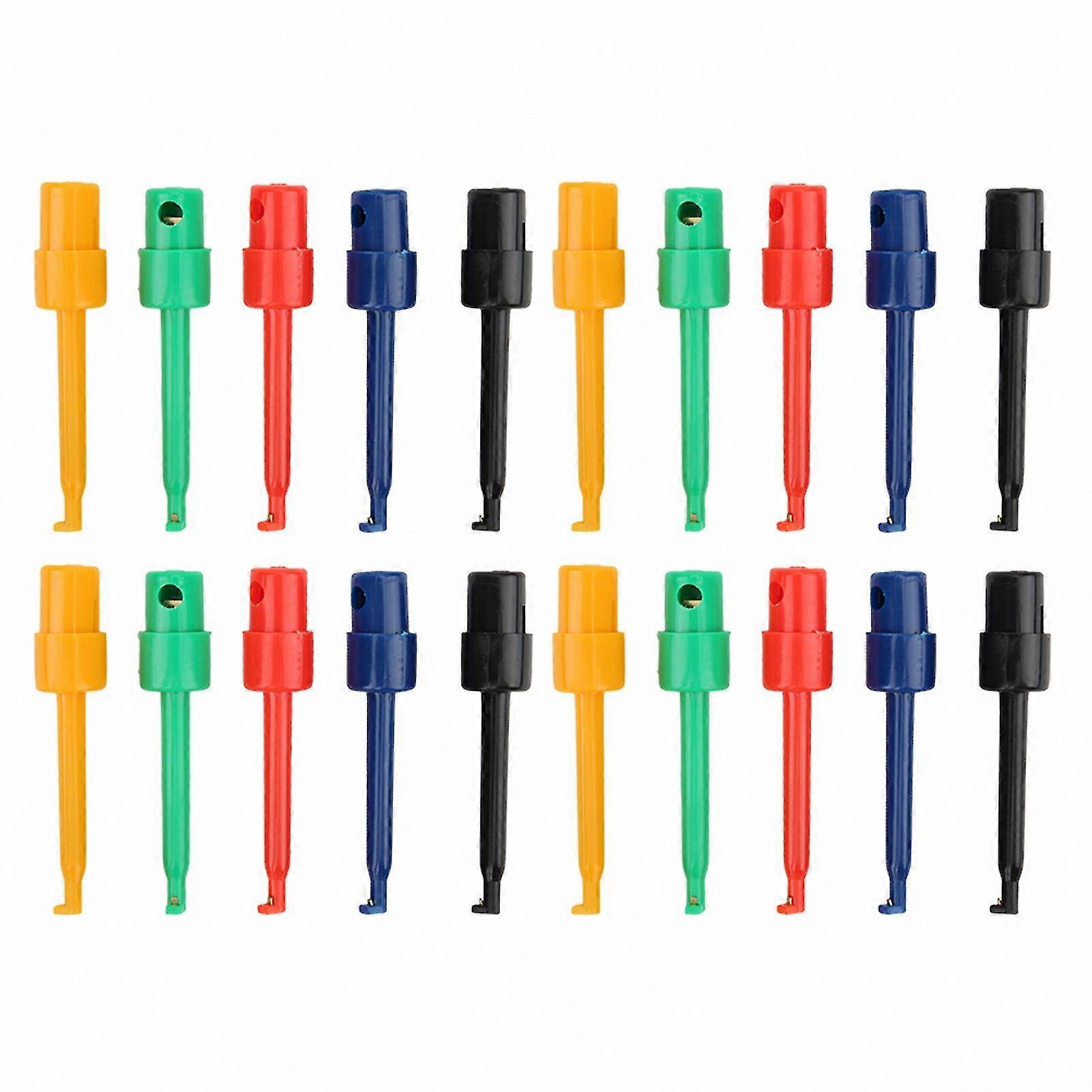 20-Pack Test Hooks for Multimeter Electronics Testing Supplies