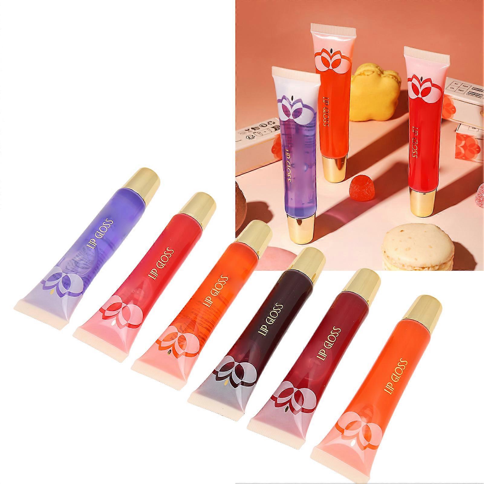 6pcs Lip Oil Moisturizing Color Changing Lip Gloss 17ml Each