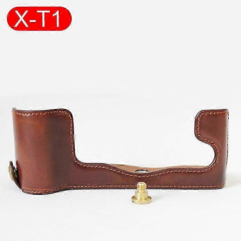 Protective Leather Half Case with Grip for X-T1, X-T2, X-T3, X-T4 Cameras