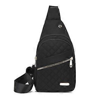 lämplig för kvinnor och tjejer, vattenavvisande cross-body sling ryggsäck bröstväska