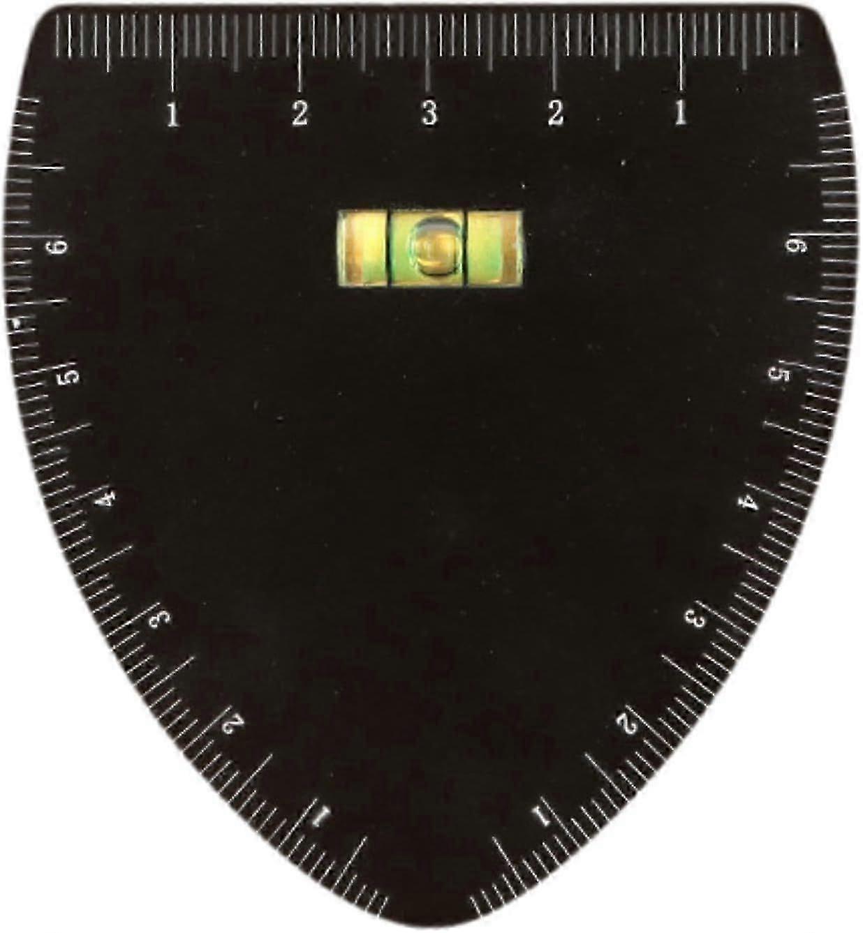 Eyebrow Stencil Ruler with Arch Guide Accessories for Beginners Black Pocket Sized Brows Template, Fan Shape/Half Fan Shape/V Shape