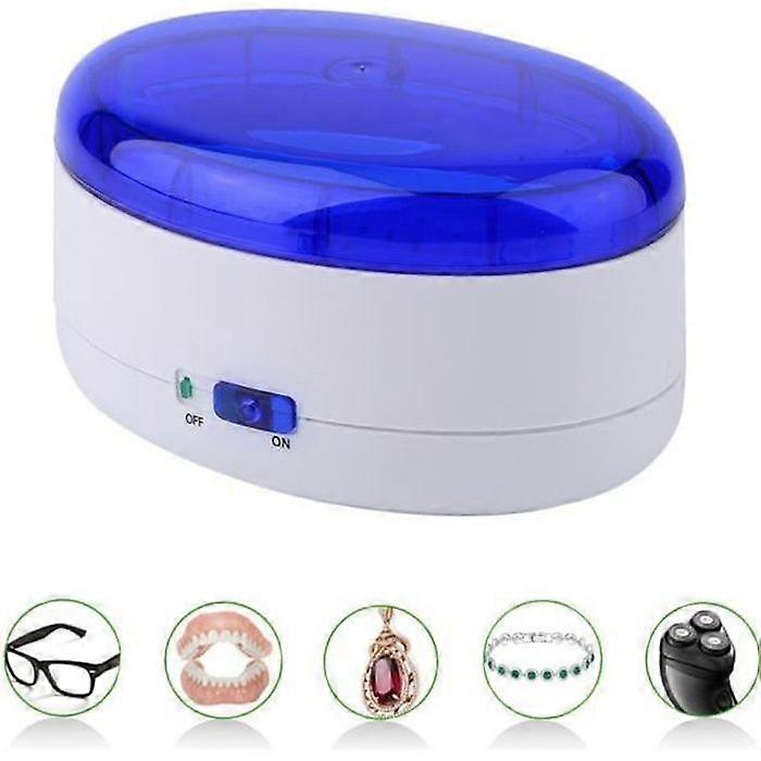 Ultrasonic Cleaner - Unspecified - Cleaning Machine - 20 Watts - 600ml - Blue and White