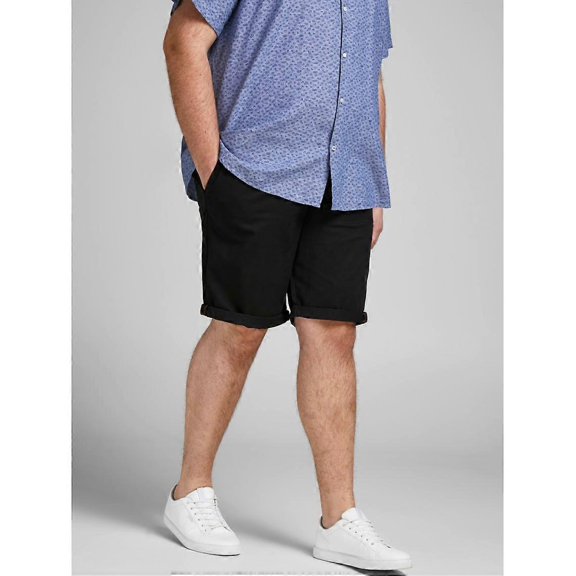 Andy Men's Black Cotton Chino Shorts
