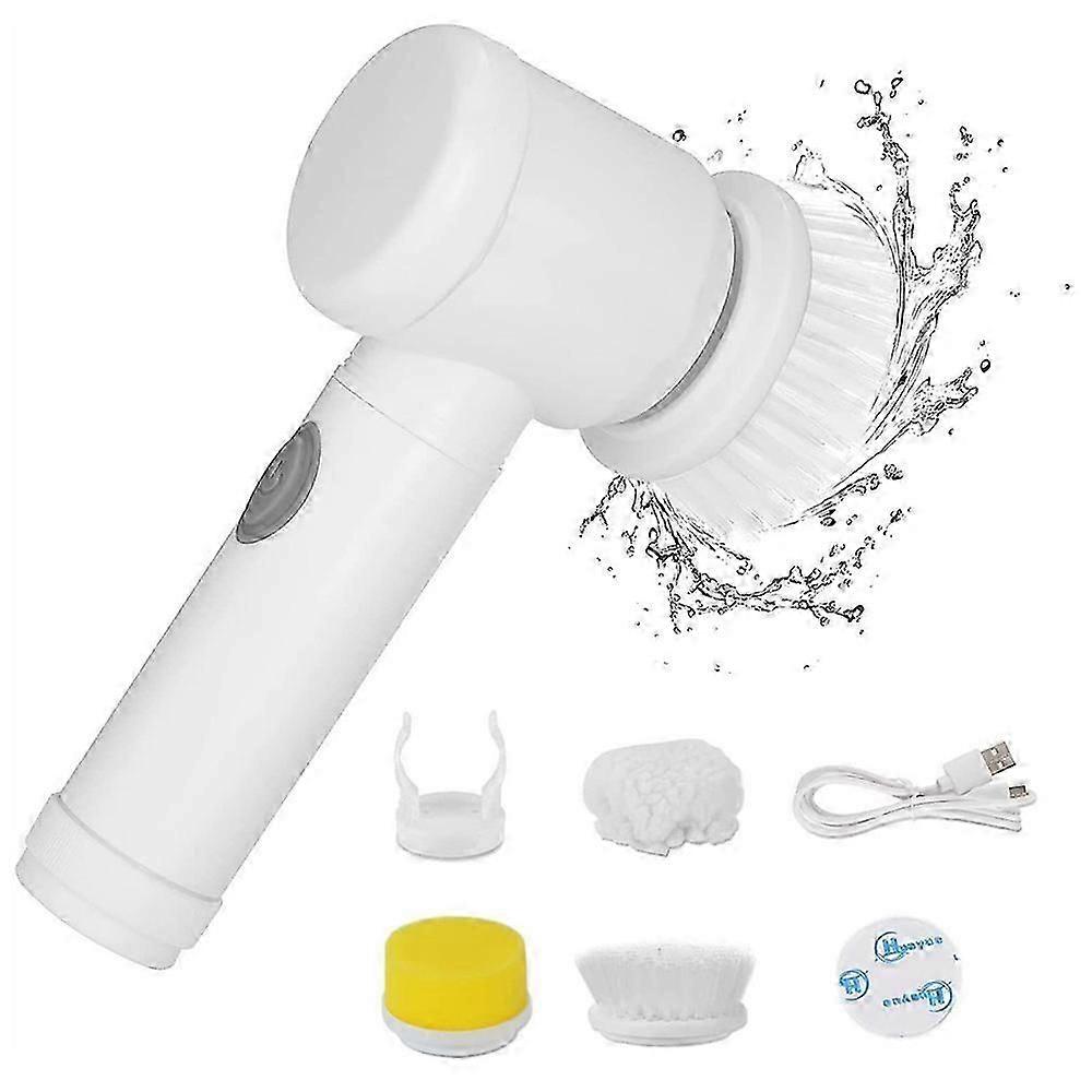 Multifunkcionális elektromos tisztítókefe Háztartási kefe Acélhuzal Konyhai és fürdőszobai kefe Tál kefe Cipőkefe Automatikus kézi töltés Devic