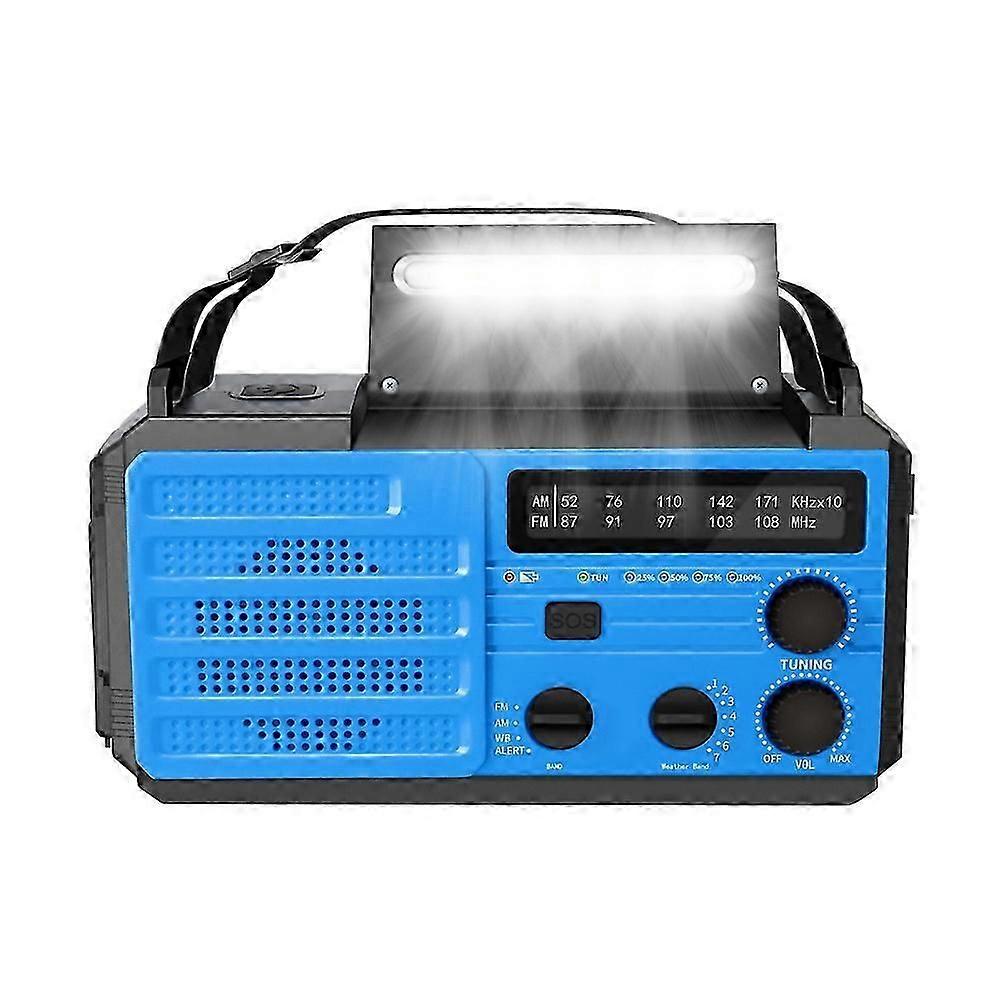 Multifunctional Emergency Radio Solar Hand Crank Alert Radio for Outdoor