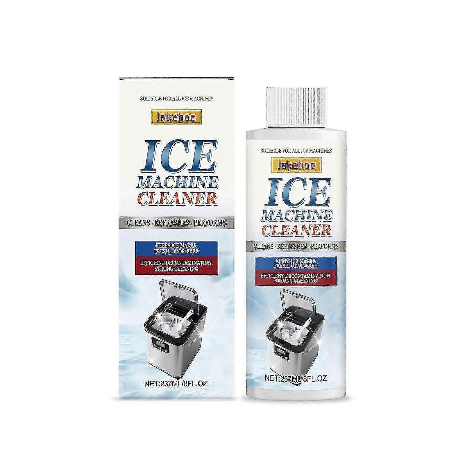 Ice Machine Cleaner Maker Descaler, Nickel Safe Ice Maker Cleaner Solution for Countertop, Portable, Built-in, and Commercial Icemaker