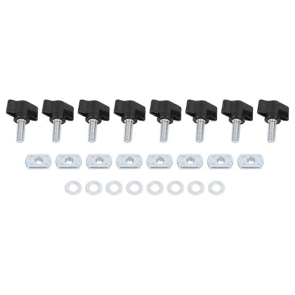 Hard Top Quick Removal Fastener Kit Thumb Screw Nut Fit for Jeep Wrangler YJ TJ JK M8 25mm 9516