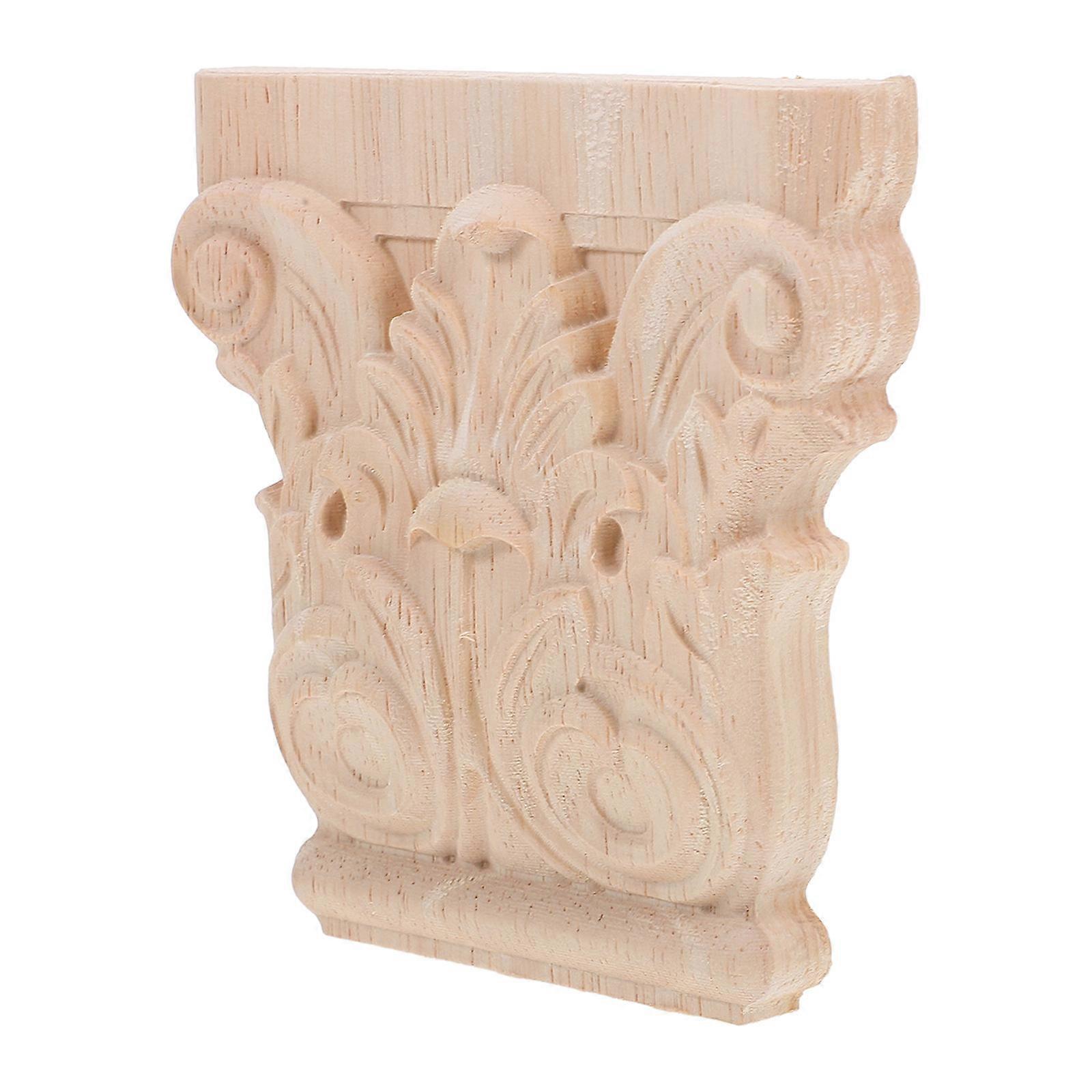 Wood Corbels Roman Column Corbel for Living Room 3Pcs Wall Corner Decor