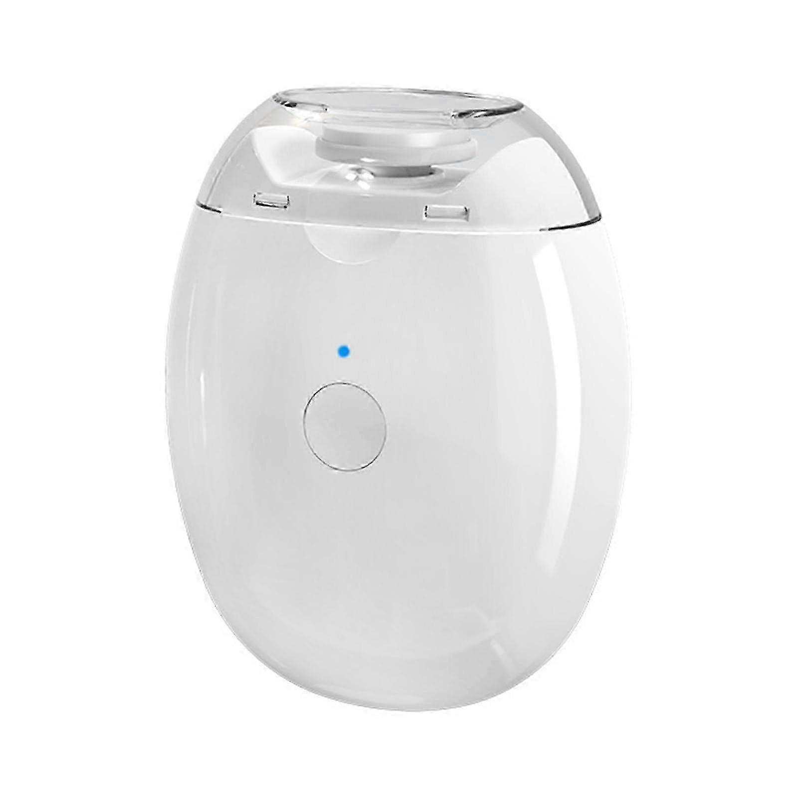 Automatic electric nail file with night light function, USB C, rechargeable, safe for babies and children, white