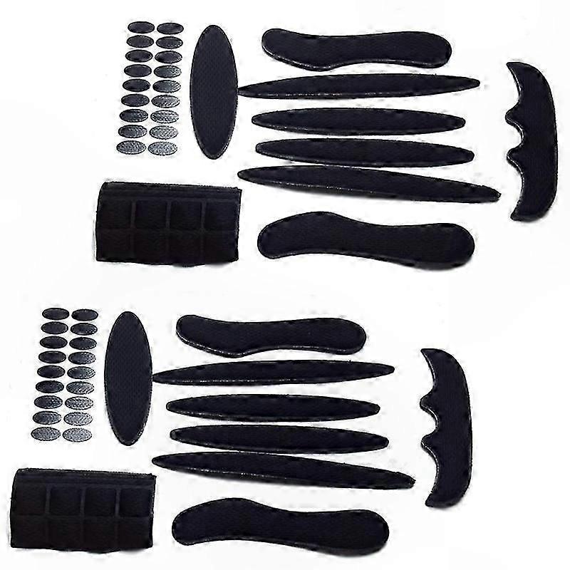 2-Pack Universal Helmet Cushion Set with Replacement Sponge Pads for Cycling and Motorcycle Use