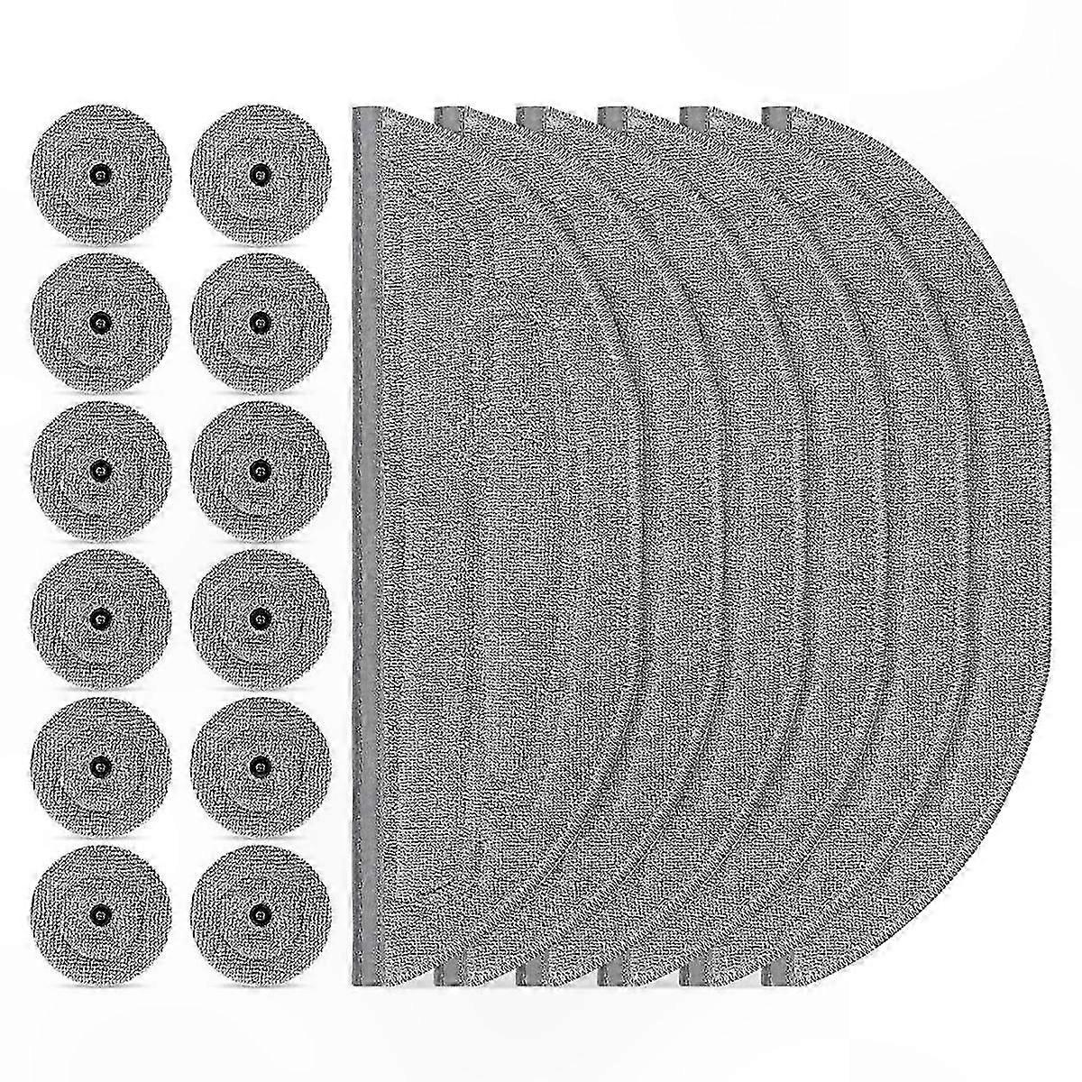Replacement Mop Pads for Robotic Vacuum Cleaner Models S8 MaxV Ultra and S8 Max Ultra-Compatible with Select Devices