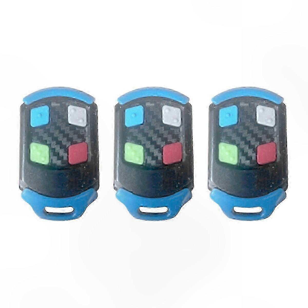 3-Pack 433MHz Wireless Remote Control for Electric Gates and Garage Systems