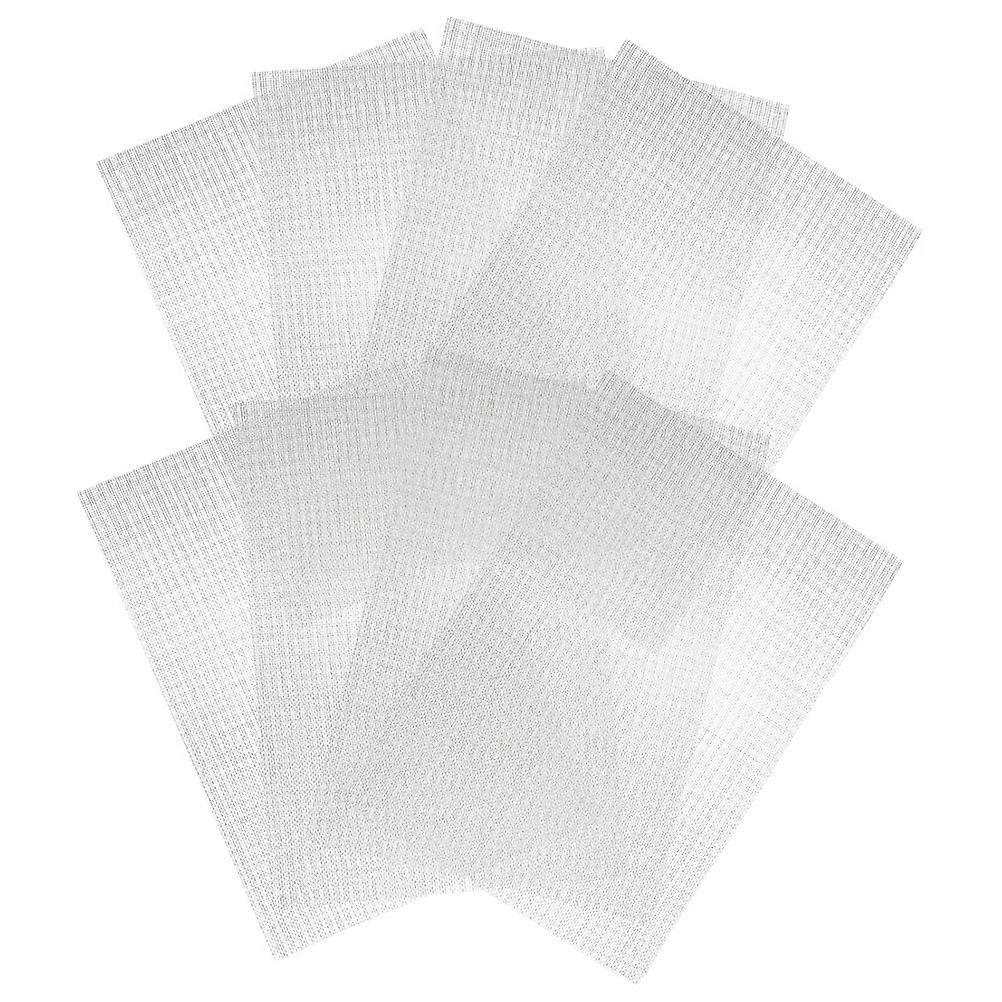 Silver Stainless Steel Mesh Screen for Window Mesh 8Pcs Home Use