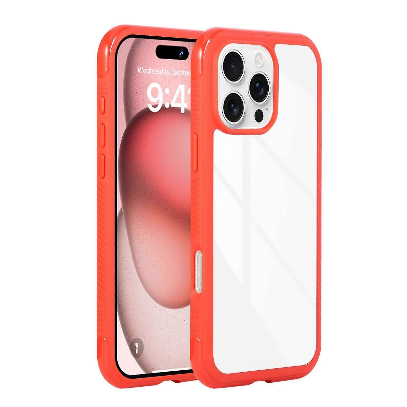 For iPhone 16 Pro Case TPU + PC Transparent Protective Phone Cover