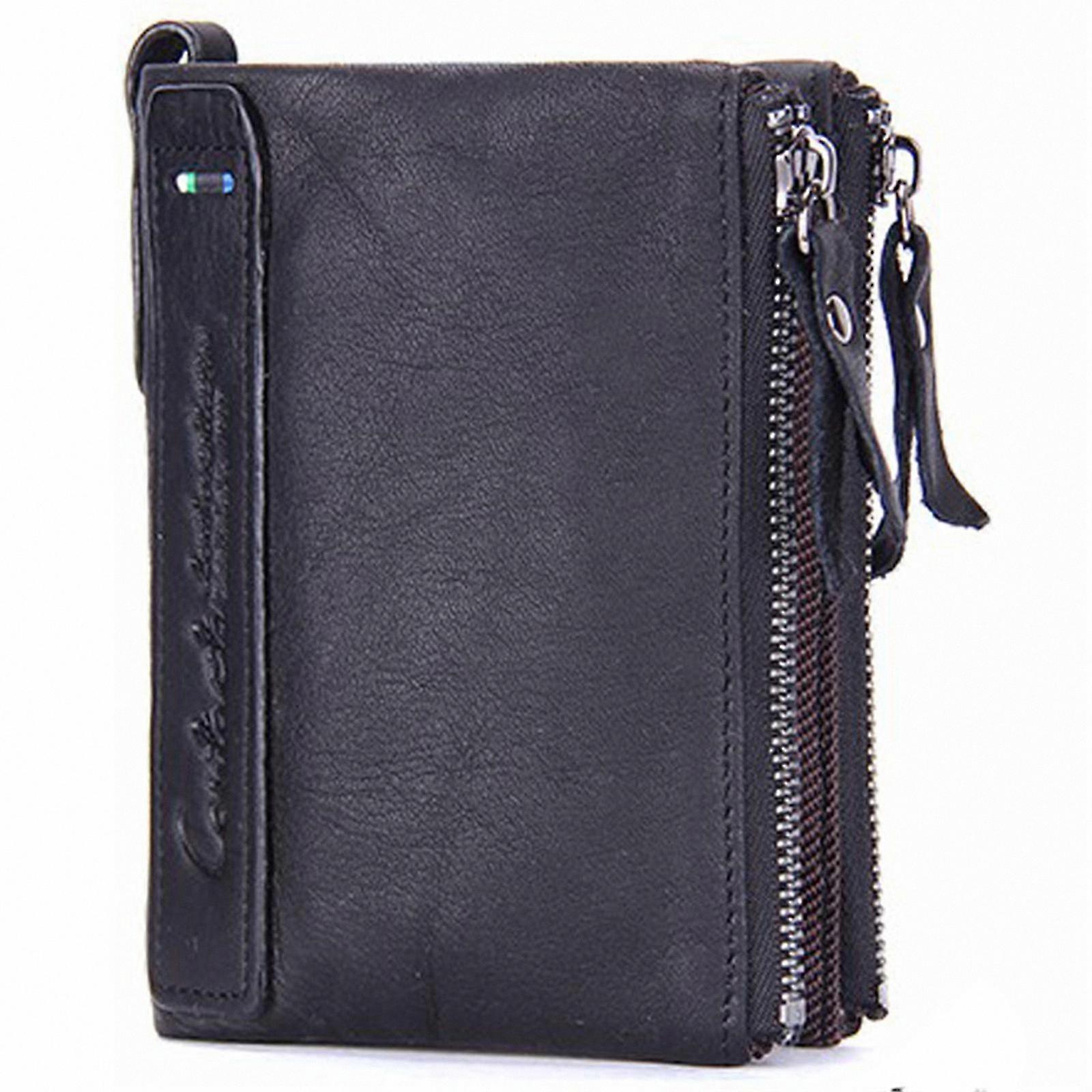 Compact Wallet with Multi Slots and Zipper Pocket for Men and Women - Smoke Gray Card and Coin Organizer