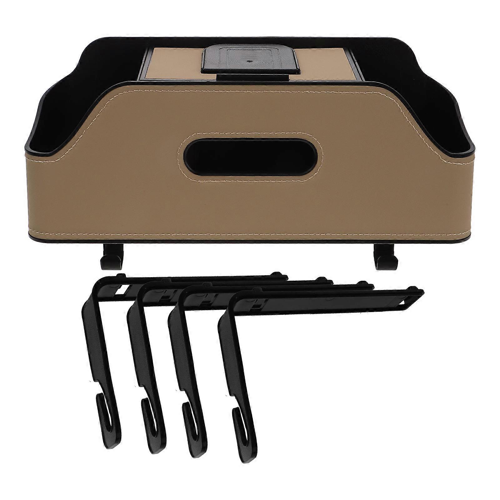 Car Rear Seat Organizer for Storage Use with Cup Holder 2Pcs Durable Plastic