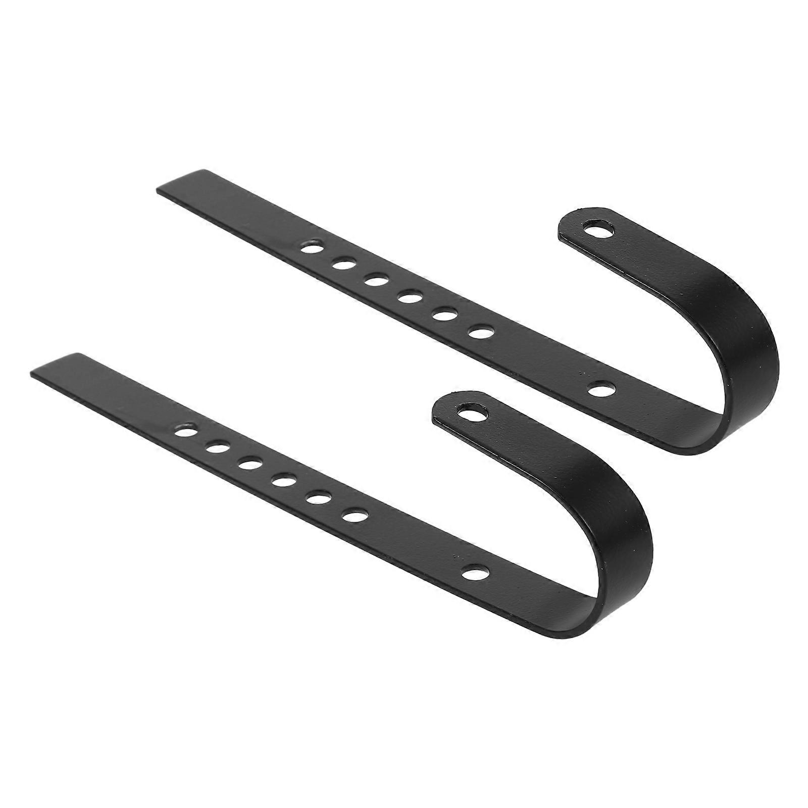 Bike Basket Hooks Adjustable Hooks for Bicycle 2Pcs Multifunctional Design