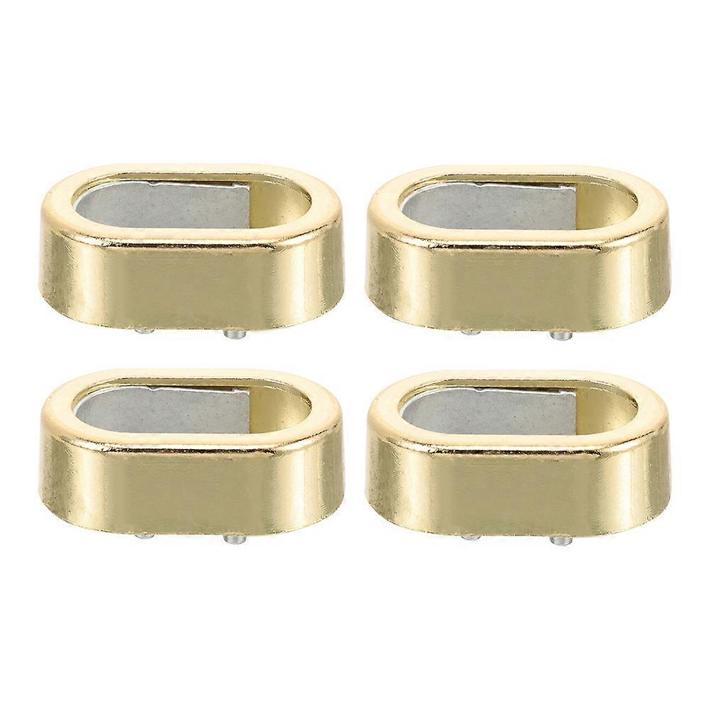 Zinc Alloy Closet Pole Bracket for Home Use 16Pcs Golden Set