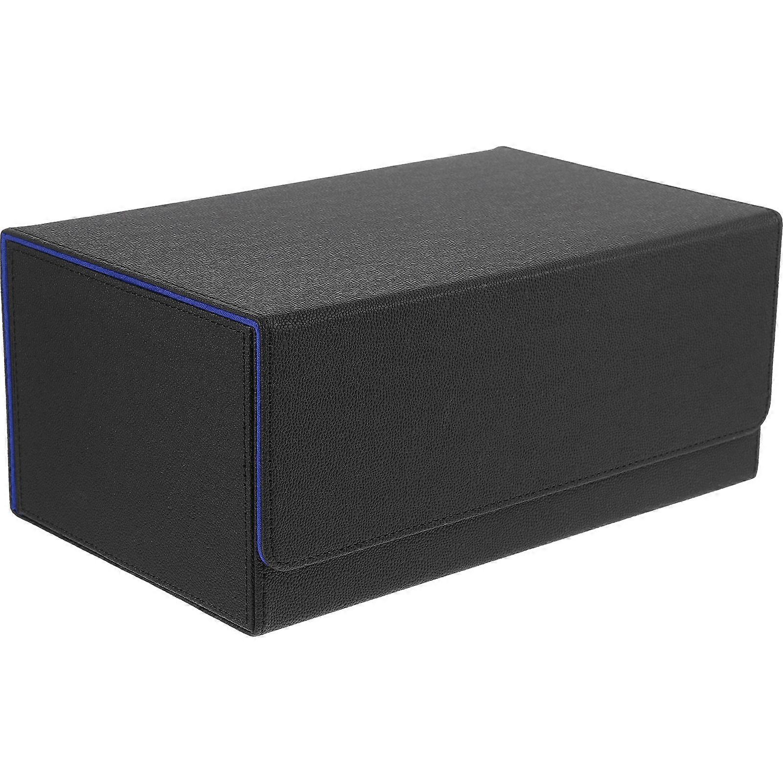 Trading Card Storage Holder Magnetic Closure Sports Card Case Blue