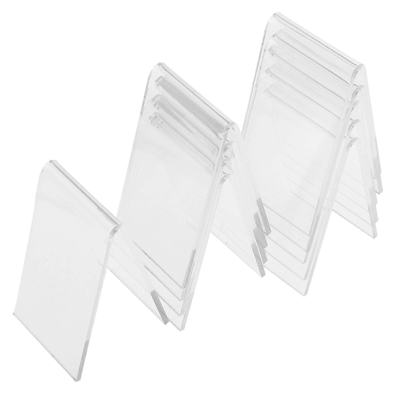 Clear Acrylic Shoe Display Rack for Retail Shops 30Pcs Holder