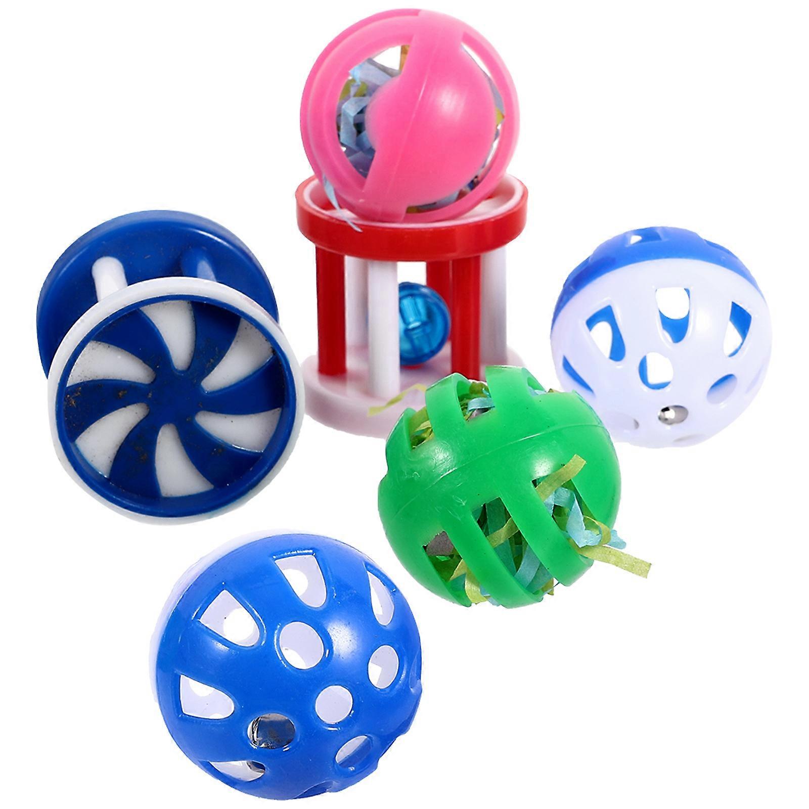 Small Parrot Toys Bird Cage Chew Toy Assorted Color 7X3.5X3.5CM Chewing 2 Sets