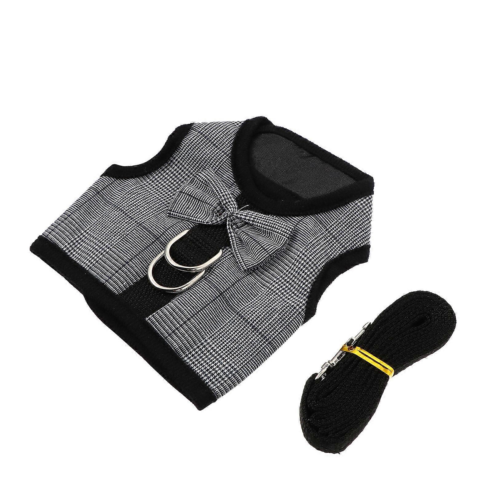 Bunny Harness Leash Vest for Pet Exercise 3Sets Suitable for Rabbits