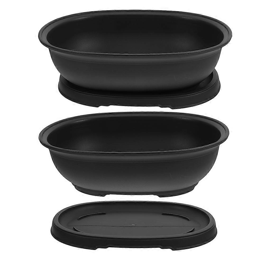 Succulent Plant Container Plastic Planter Pot for Home Use 6Pcs Garden Set