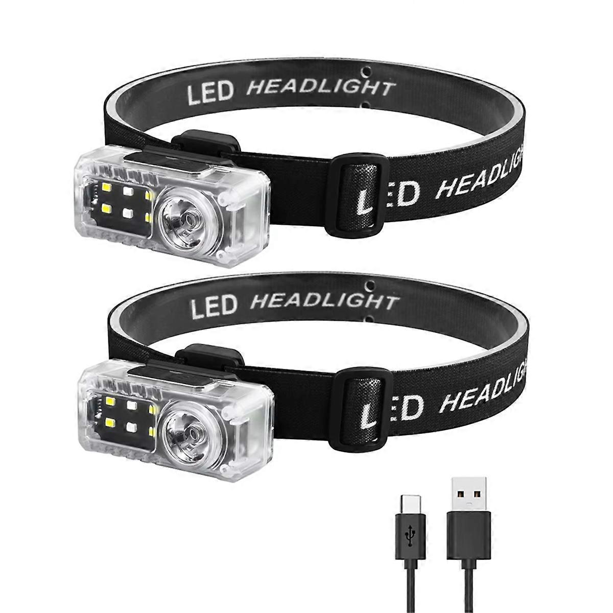 LED Induction Headlamp Motion Sensor Super Bright Headlight