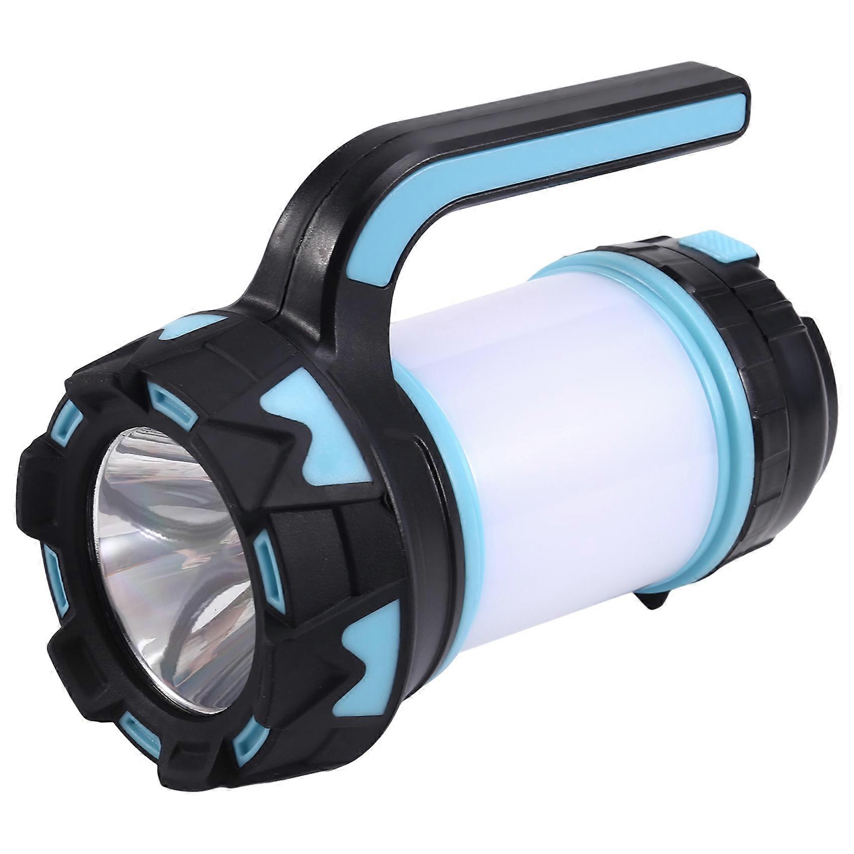 LED Lantern Camping Flashlight Rechargeable Waterproof Searchlight,B