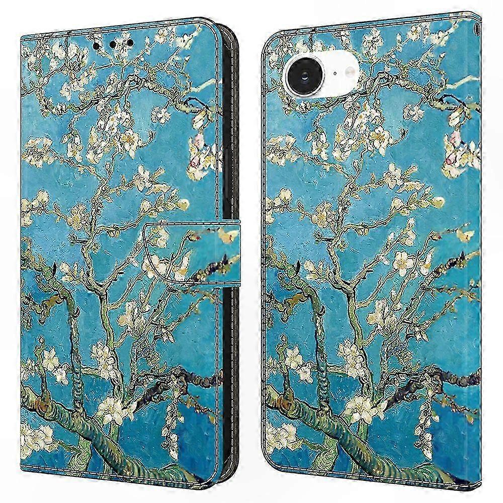 Leather Pattern Wallet Stand Flip Case Cover for 16e Phone