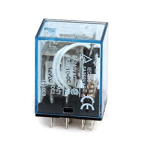 14Pin Electromagnetic Relay MY4J, DC12V Coil,  Power Load, For Automation Control System