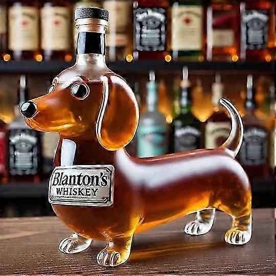 Fun Bulldog-shaped Whiskey Decanter - A Unique Wine Dispenser for Home Bars and Wine Enthusiasts